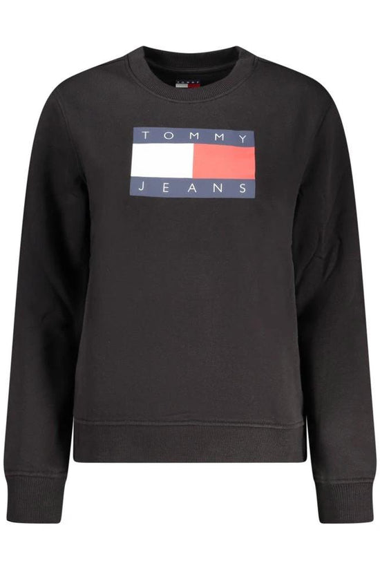 Tommy Hilfiger Schwarzer Baumwoll-Sweatshirt für Damen by Tommy Hilfiger