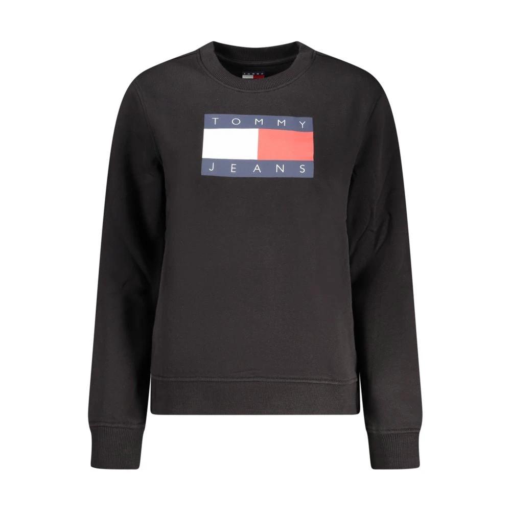 Tommy Hilfiger Schwarzer Baumwoll-Sweatshirt für Damen by Tommy Hilfiger