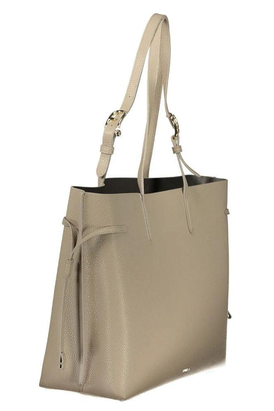 Furla Beige Leder Damentasche by Furla