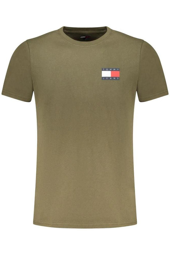 Tommy Hilfiger Verde Baumwoll-T-Shirt für Herren by Tommy Hilfiger
