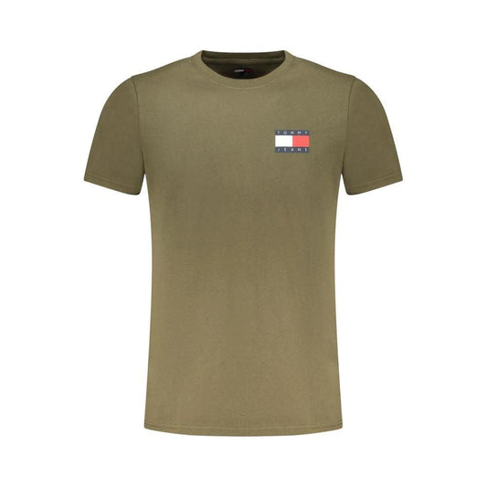 Tommy Hilfiger Verde Baumwoll-T-Shirt für Herren by Tommy Hilfiger