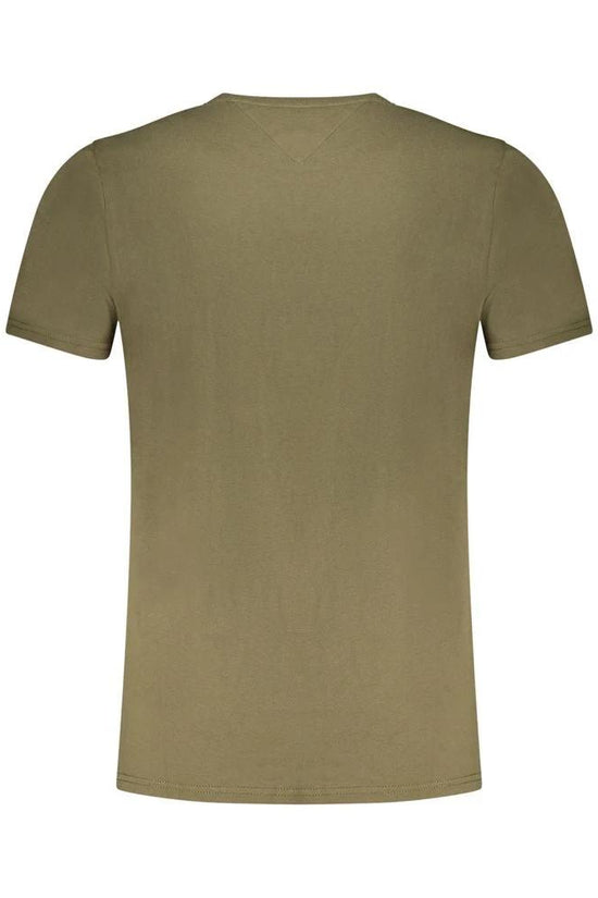 Tommy Hilfiger Verde Baumwoll-T-Shirt für Herren by Tommy Hilfiger