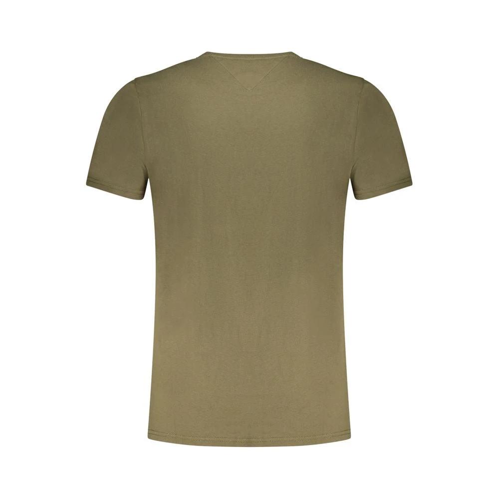 Tommy Hilfiger Verde Baumwoll-T-Shirt für Herren by Tommy Hilfiger