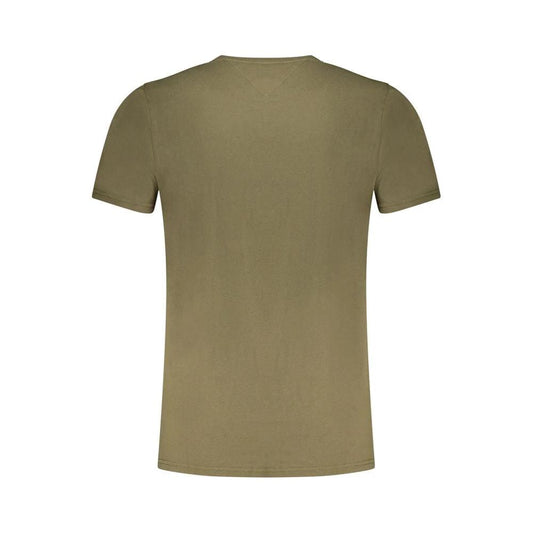 Tommy Hilfiger Verde Baumwoll-T-Shirt für Herren by Tommy Hilfiger