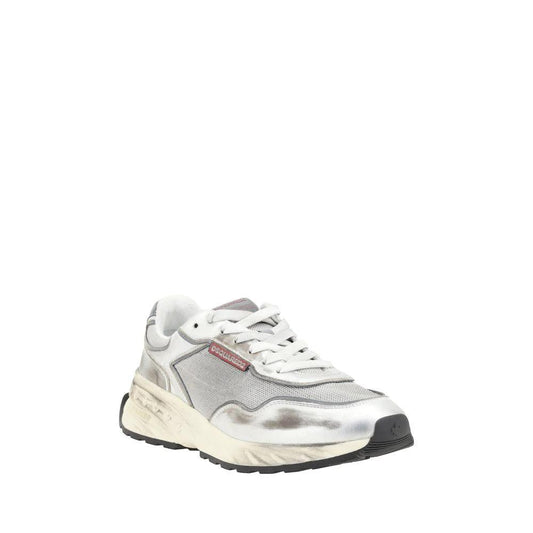 Dsquared² Weiße Bos Taurus Kalbsleder-Sneakers by Dsquared²