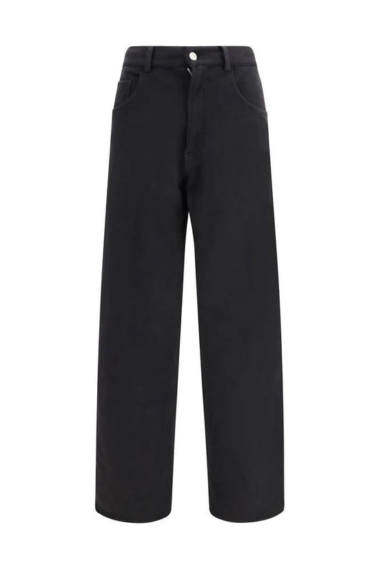 MM6 Schwarze Baumwoll-Athletikhose by MM6