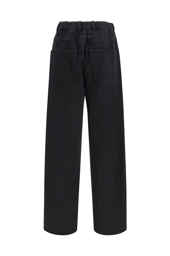 MM6 Schwarze Baumwoll-Athletikhose by MM6