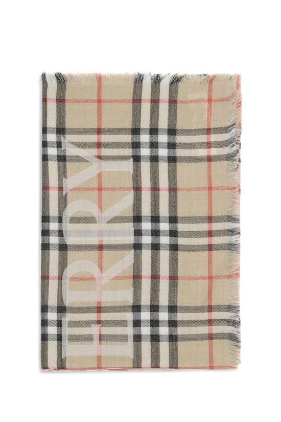Burberry Beiger Wollschal by Burberry