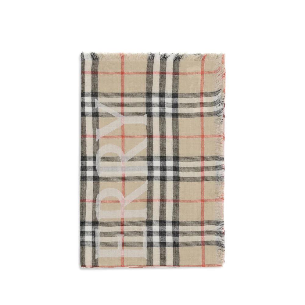 Burberry Beiger Wollschal by Burberry