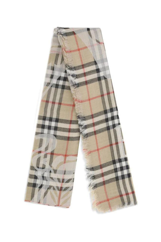 Burberry Beiger Wollschal by Burberry
