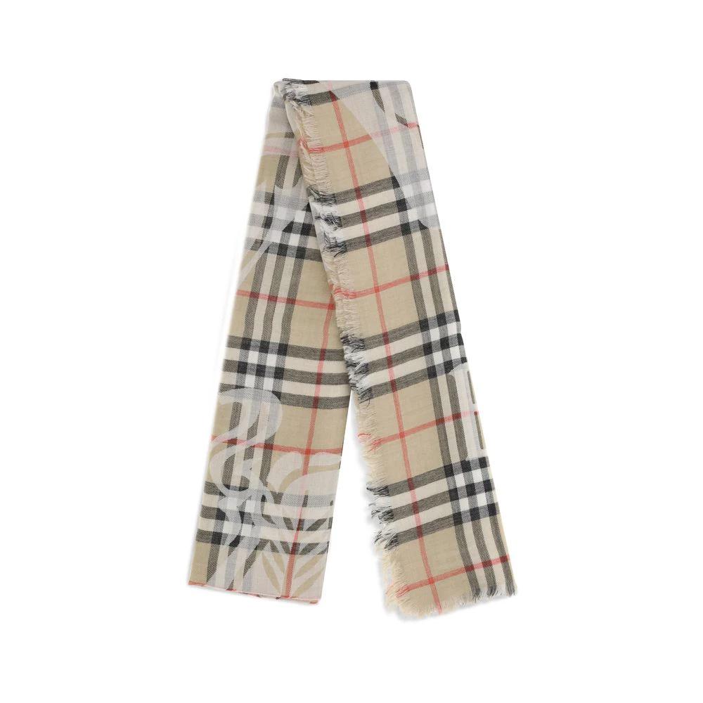 Burberry Beiger Wollschal by Burberry