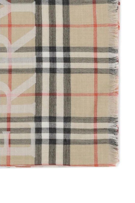 Burberry Beiger Wollschal by Burberry
