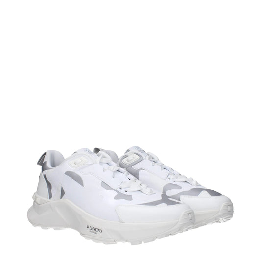 Valentino Garavani Weiße Stoff-Sneaker im Athletic-Look by Valentino Garavani