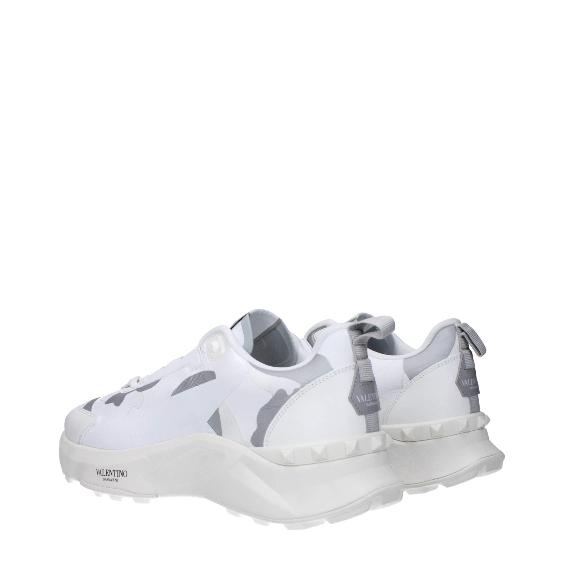 Valentino Garavani Weiße Stoff-Sneaker im Athletic-Look by Valentino Garavani