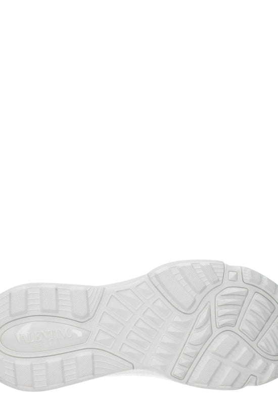 Valentino Garavani Weiße Stoff-Sneaker im Athletic-Look by Valentino Garavani