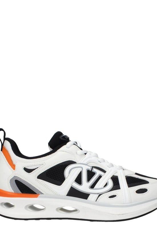 Valentino Garavani Weiße Stoff-Sneaker im Athletic-Look by Valentino Garavani