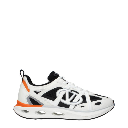 Valentino Garavani Weiße Stoff-Sneaker im Athletic-Look by Valentino Garavani
