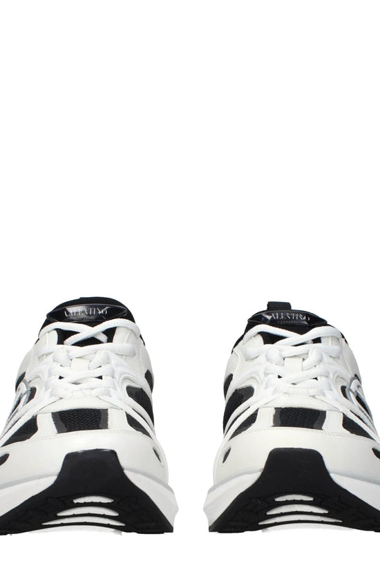 Valentino Garavani Weiße Stoff-Sneaker im Athletic-Look by Valentino Garavani