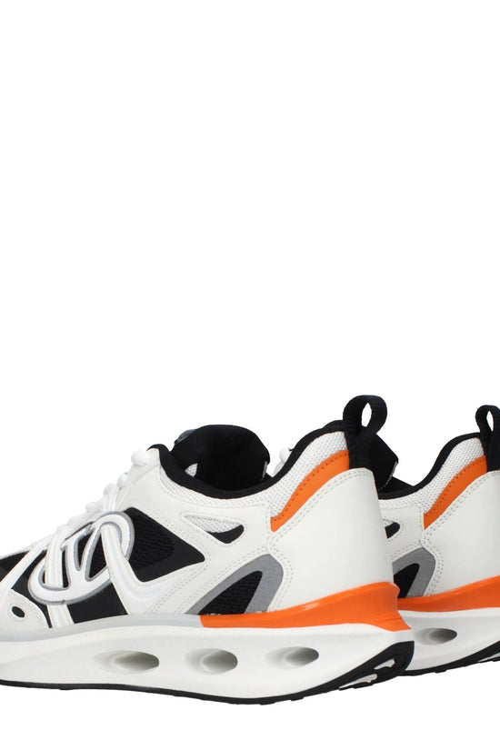 Valentino Garavani Weiße Stoff-Sneaker im Athletic-Look by Valentino Garavani