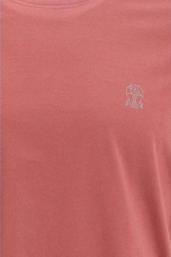 Brunello Cucinelli Mehrfarbiges Baumwoll-T-Shirt by Brunello Cucinelli