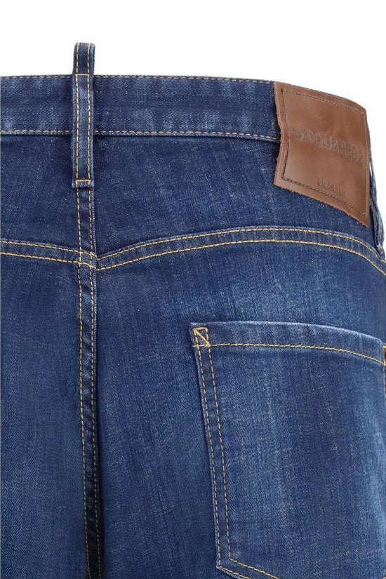 Dsquared² Blaue Baumwoll-Jeans im Slim Fit by Dsquared²