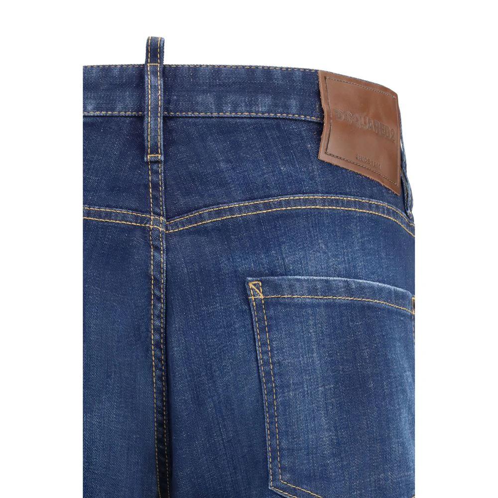 Dsquared² Blaue Baumwoll-Jeans im Slim Fit by Dsquared²