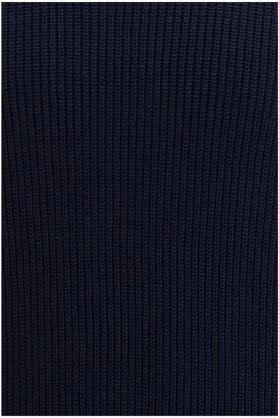 Brunello Cucinelli Blaues Leinen-T-Shirt by Brunello Cucinelli