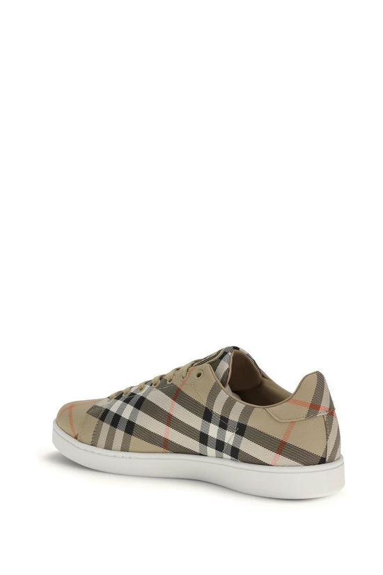 Burberry Multicolor Calf Leather Bos Taurus Low Top Sneakers by Burberry