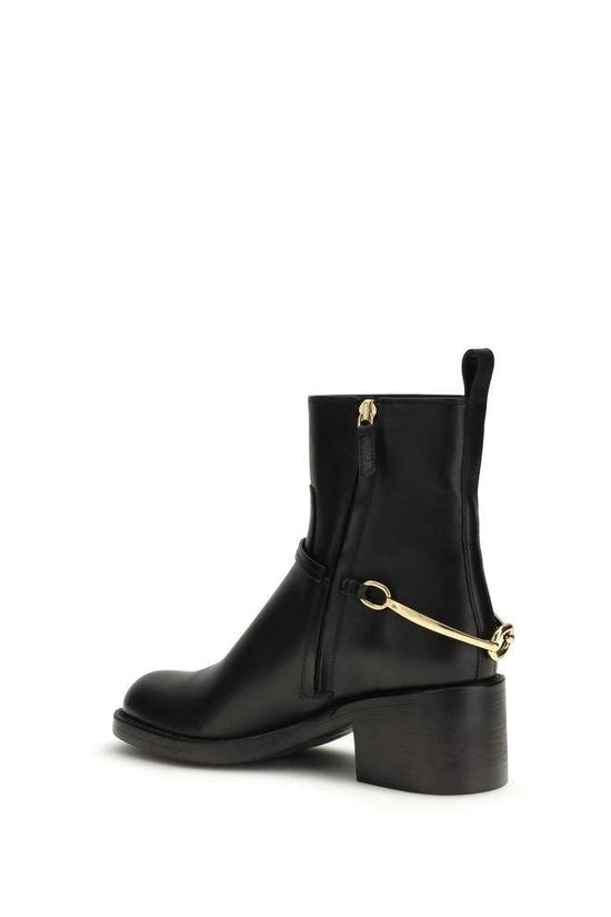 Chloé Schwarze Lammleder Ankle Boots Ovis Aries Aries by Chloé