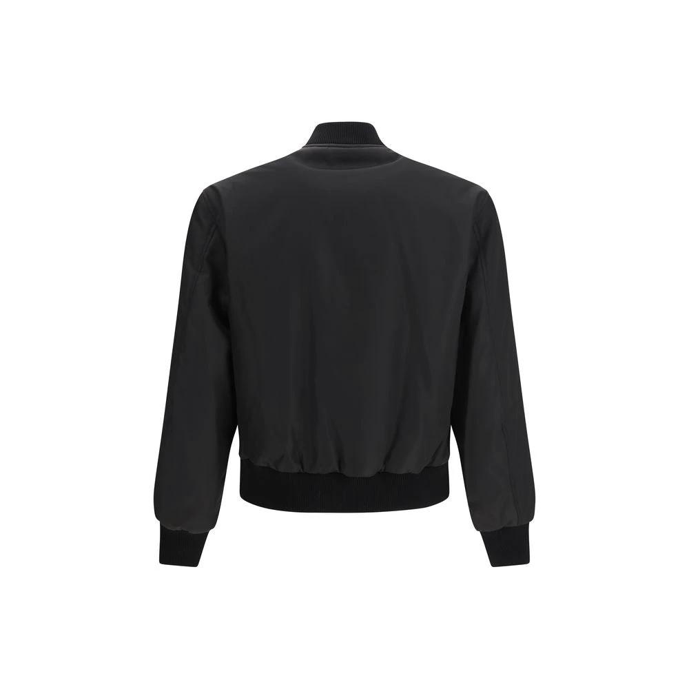 Versace Schwarzer Polyamid-Bomber by Versace