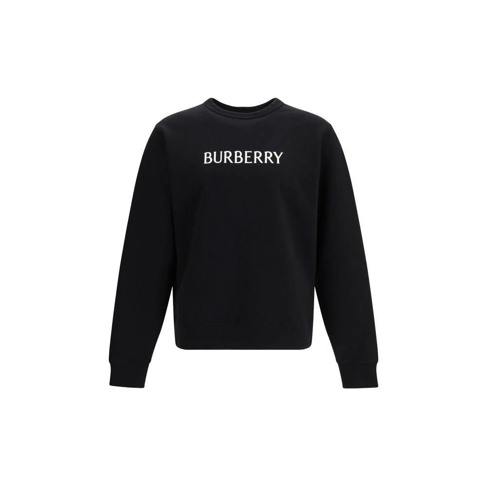 Burberry Schwarzer Baumwoll-Sweatshirt by Burberry