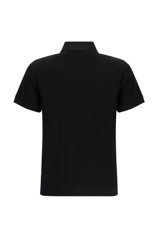 Fendi Schwarzes Baumwoll-Poloshirt by Fendi