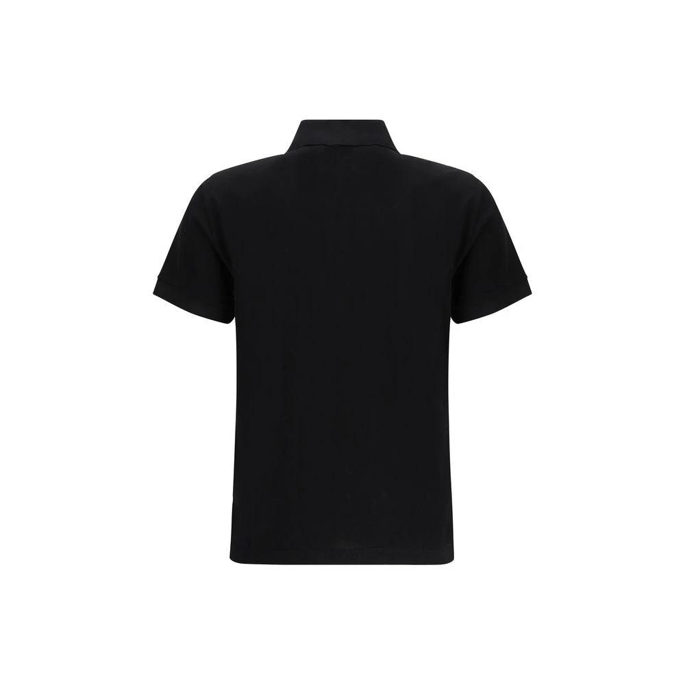 Fendi Schwarzes Baumwoll-Poloshirt by Fendi