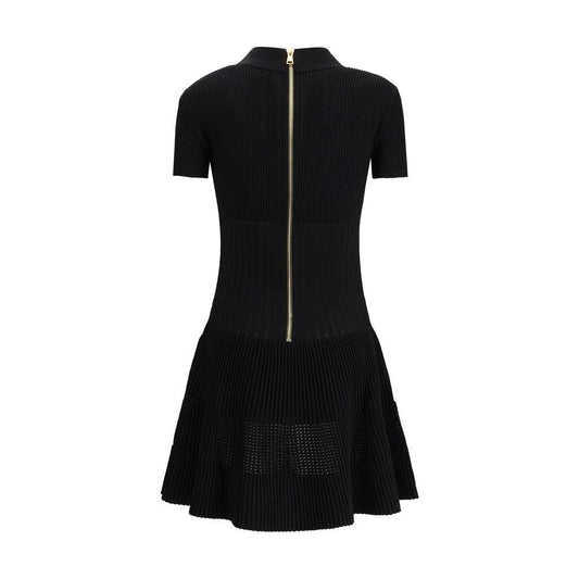 Balmain Schwarzes legeres Kleid aus Viskose by Balmain
