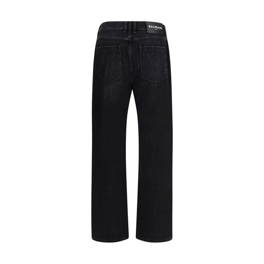 Balmain Schwarze Baumwoll-Jeans aus Denim by Balmain