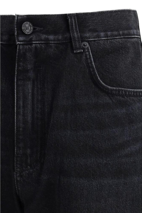 Balmain Schwarze Baumwoll-Jeans aus Denim by Balmain