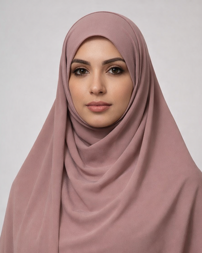 Chiffon Hijab Damen Leichtes Sommer Street Style Kopfbedeckung Aus Atmungsaktivem Stoff Einheitsgröße Unifarben