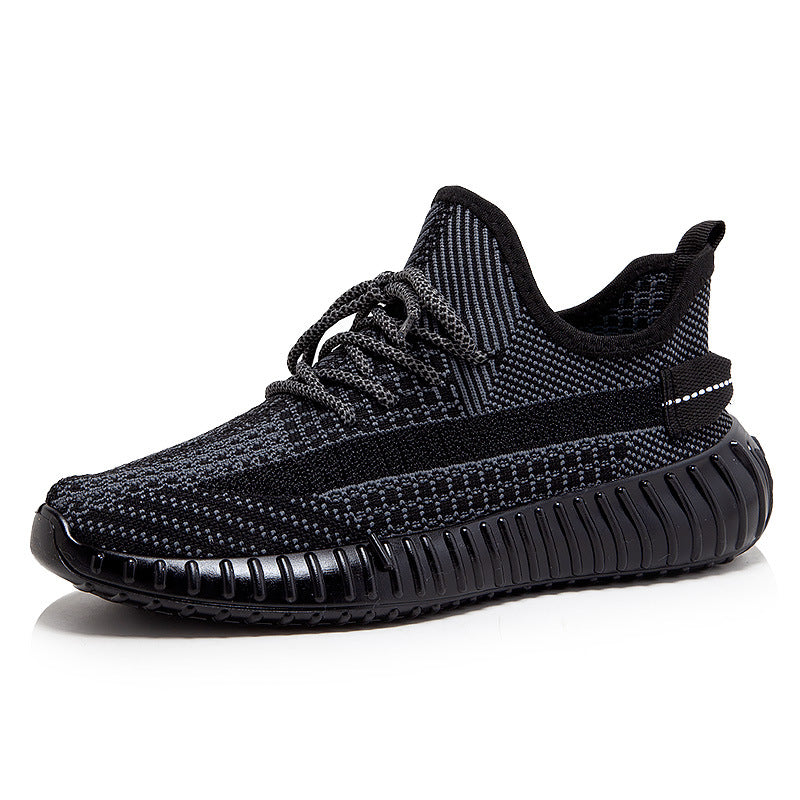 Sneaker Atmungsaktive Netzstruktur Alltagsbegleiter Und Trainingskomfort Bequemlichkeit in Schwarz mit Schnürverschluss und modernem Design.